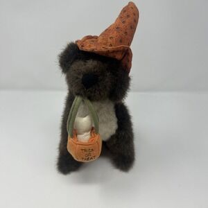 Halloween Boyds Bear Trixie B. Barken Witch Dog Plush Stuffed Trick Or Treat Bag